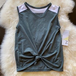 Z by Zella crop top with mesh paneling size M